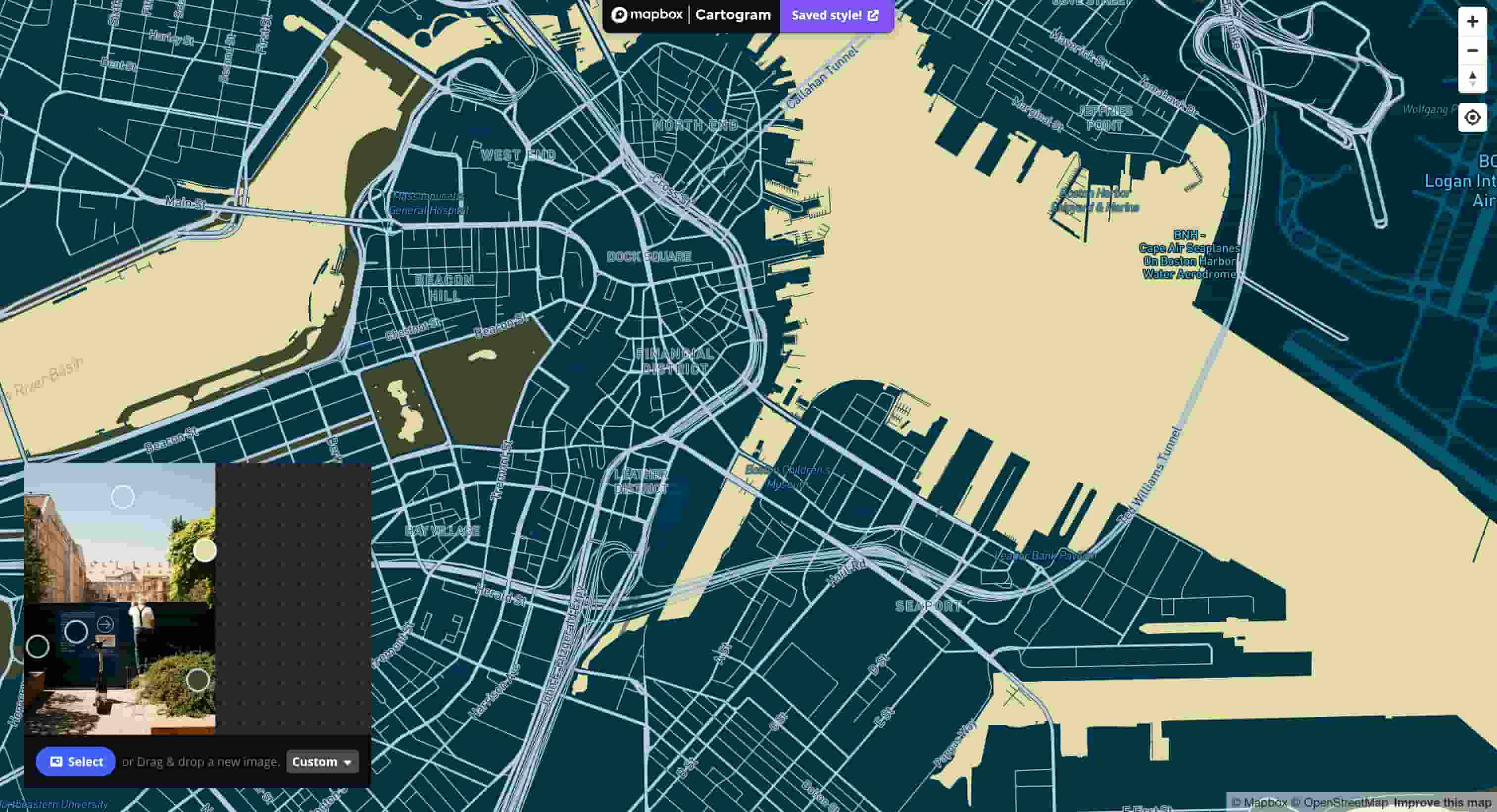 Mapbox exploration 3 using cartogram